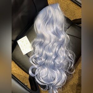 Purple Wavy Hair Wig